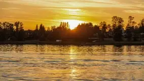 Zachód słońca nad jeziorem Bocznym, sierpień 2022 - zdjęcie 15