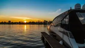 Zachód słońca nad jeziorem Bocznym, sierpień 2022 - zdjęcie 2