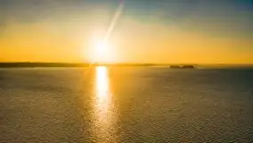 Grudniowy zachód słońca nad jeziorem Dargin, Nowy Harsz - zdjęcie 32