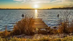 Zachód słońca w Rynie, jezioro Ryńskie, styczeń 2023 - zdjęcie 44