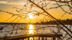 Zachód słońca w Rynie, jezioro Ryńskie, styczeń 2023 - zdjęcie 27