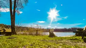 Zatoka Mrówcza, jezioro Ryńskie, luty 2023 - zdjęcie 14