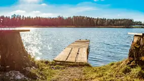 Zatoka Mrówcza, jezioro Ryńskie, luty 2023 - zdjęcie 6