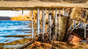 Zatoka Mrówcza, jezioro Ryńskie, luty 2023 - zdjęcie 10