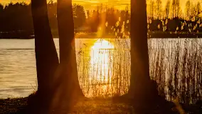 Kolejny zachód nad jeziorem Ryńskim, luty 2023 - zdjęcie 20