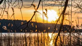 Zachód słońca nad jeziorem Siercze, luty 2023 - zdjęcie 21