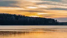 Zachód słońca nad jeziorem Siercze, luty 2023 - zdjęcie 28