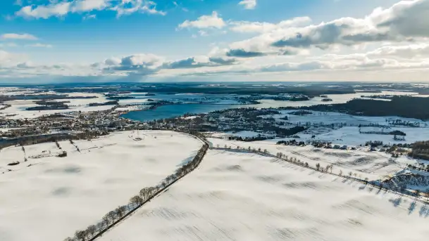 Niedzielne popołudnie widziane z drona, Ryn i okolice - zdjęcie 2