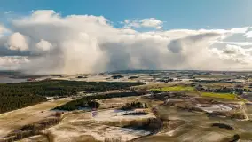 Komórki śniegowe widziane z góry, marzec 2023 r. - zdjęcie 1