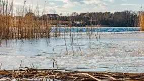 Grodzisko Św. Góra, jezioro Wojnowo, marzec 2023 r. - zdjęcie 44