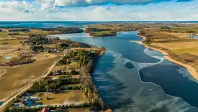 Grodzisko Św. Góra, jezioro Wojnowo, marzec 2023 r. - zdjęcie 41