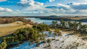 Grodzisko Św. Góra, jezioro Wojnowo, marzec 2023 r. - zdjęcie 4