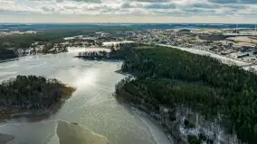 Wyspa Wydmińska i jezioro Wydmińskie, końcówka zimy 2023 r. - zdjęcie 22