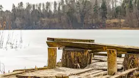 Weekend na dziko nad jeziorem Tyrkło. marzec 2023 r. - zdjęcie 29