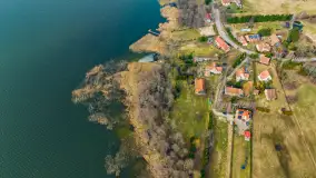 Mix marcowych ujęć Mazur z lotu ptaka - zdjęcie 27