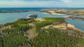 Mix marcowych ujęć Mazur z lotu ptaka - zdjęcie 34