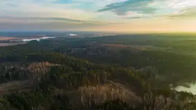 Mix marcowych ujęć Mazur z lotu ptaka - zdjęcie 32