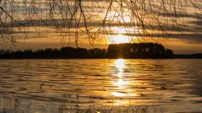 Wiosenny zachód słońca nad jeziorem Dejguny - zdjęcie 19