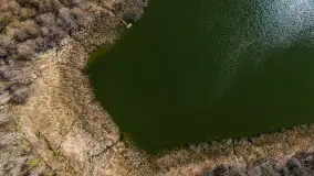 Wiosenne Mazury widziane z drona, końcówka marca 2023 r. - zdjęcie 32