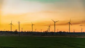 Zachód słońca nad rzeką Guber, kwiecień 2023 r. - zdjęcie 19