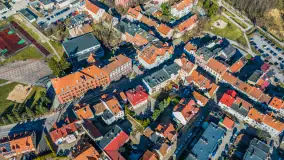 Mazury z lotu ptaka, marzec - kwiecień 2023 r. - zdjęcie 23