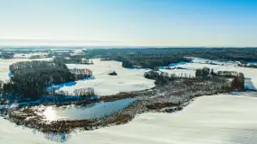 Mazury z lotu ptaka, marzec - kwiecień 2023 r. - zdjęcie 21