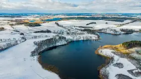 Mazury z lotu ptaka, marzec - kwiecień 2023 r. - zdjęcie 27