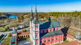 Święta Lipka z drona, marzec 2023 r. - zdjęcie 7