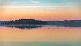 Wschód słońca nad jeziorem Dejguny, kwiecień 2023 r. - zdjęcie 31