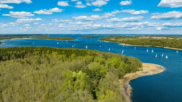 Jezioro Kisajno, ostatni dzień kwietnia... a jakby lato