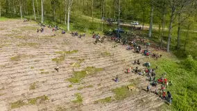 Przy Wilczym Szańcu posadzono 5000 dębów - zdjęcie 77