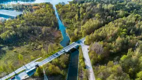 Kanał Niegociński na zdjęciach z drona, maj 2023 r. - zdjęcie 18