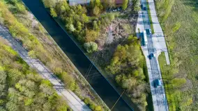 Kanał Niegociński na zdjęciach z drona, maj 2023 r. - zdjęcie 46