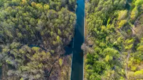 Kanał Niegociński na zdjęciach z drona, maj 2023 r. - zdjęcie 6