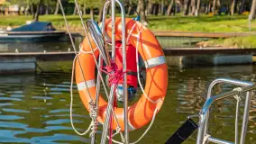 Port Piękny Brzeg nad jeziorem Święcajty, maj 2023 - zdjęcie 3