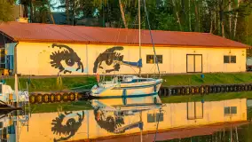 Zachód słońca nad jeziorem Kisajno, maj 2023 r. - zdjęcie 23