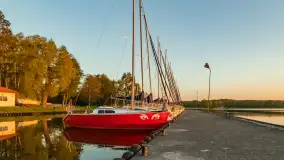 Zachód słońca nad jeziorem Kisajno, maj 2023 r. - zdjęcie 10