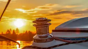 Zachód Słońca w Tle Dla Mew, jezioro Boczne, maj 2023 r. - zdjęcie 8