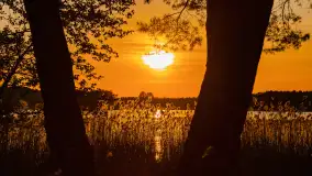 Zachód słońca nad jeziorem Tajty, okolice Wronki - zdjęcie 19