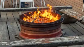 Zachód słońca nad jeziorem Bocznym w Rydzewie - zdjęcie 26