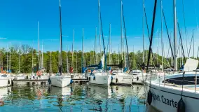 Port Piękna Góra nad jeziorem Tajty, maj 2023 r. - zdjęcie 11