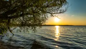 Zachód słońca nad jeziorem Niegocin, maj 2023 r. - zdjęcie 2