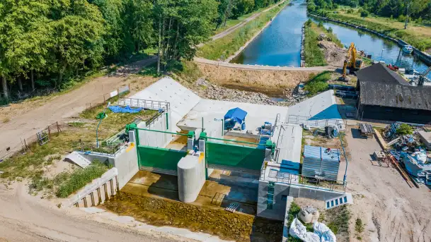 Śluza Karwik, kanał Jegliński, czerwiec 2023 r. - zdjęcie 5