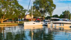 Zachód słońca nad jeziorem Świecajty, widok z Ognistego Ptaka, czerwiec 2023 r. - zdjęcie 18