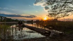 Zachód słońca nad jeziorem Mój, maj 2023 r. - zdjęcie 22