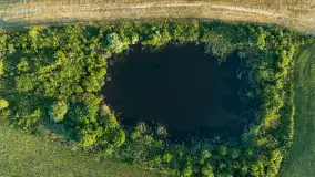 Mazurskie pola i łąki z lotu ptaka, czerwiec 2023 r. - zdjęcie 26