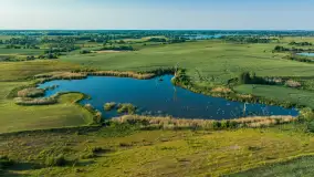 Mazurskie pola i łąki z lotu ptaka, czerwiec 2023 r. - zdjęcie 2