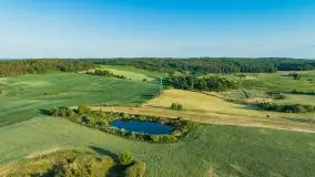 Mazurskie pola i łąki z lotu ptaka, czerwiec 2023 r. - zdjęcie 25