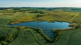 Mazurskie pola i łąki z lotu ptaka, czerwiec 2023 r. - zdjęcie 21