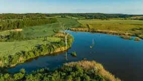 Mazurskie pola i łąki z lotu ptaka, czerwiec 2023 r. - zdjęcie 5